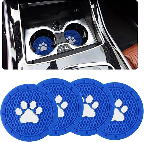 Alpmosn 4 posavasos para automóvil, posavasos para portavasos de automóvil, accesorios interiores de automóvil, portavasos universales