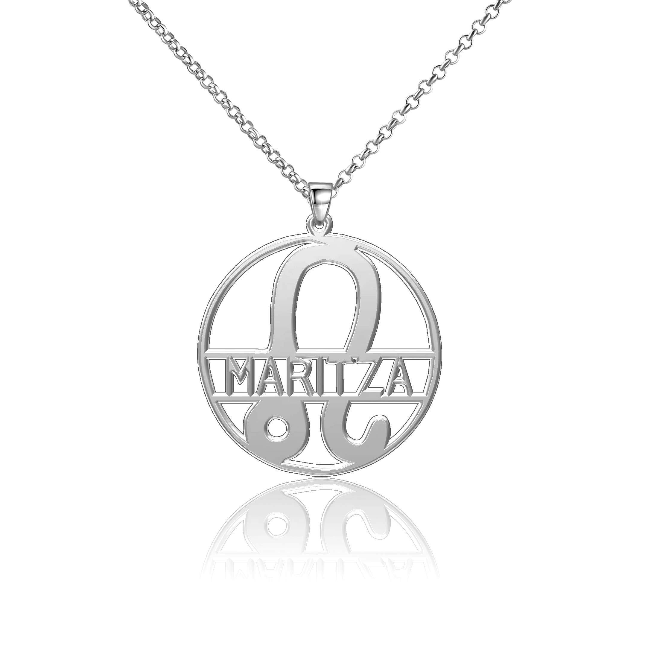 LoEnMe Jewelry Silver Plated Leo Custom 