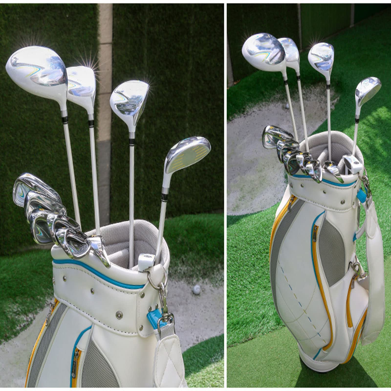 Nuevo Juego de Palos de Golf para Mujer, Palos de Golf completos para Mujer, Ejercicio para Principiantes de aleación de Titanio para Mujer, 11 Palos + 1 Bolsa de Pelota