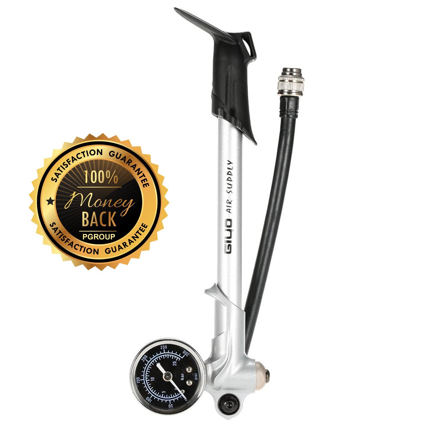 Buy Bike Pump with Gauge Pro Bike Tool Fits Presta and Schrader