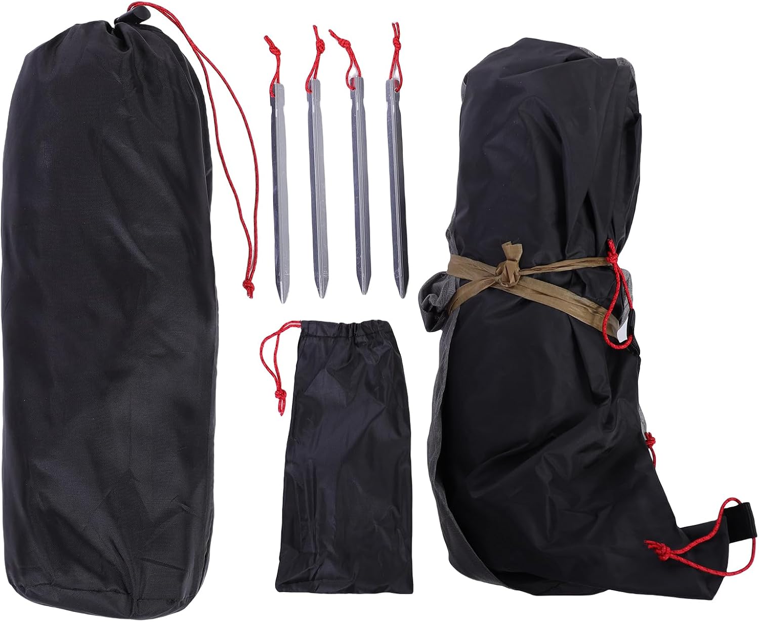 Emergency Lightweight Shelter with CreaturesProof Design Net Tent, Camping Tent for 1 Person, Easy Setup for Camping, Rainproof Hiking