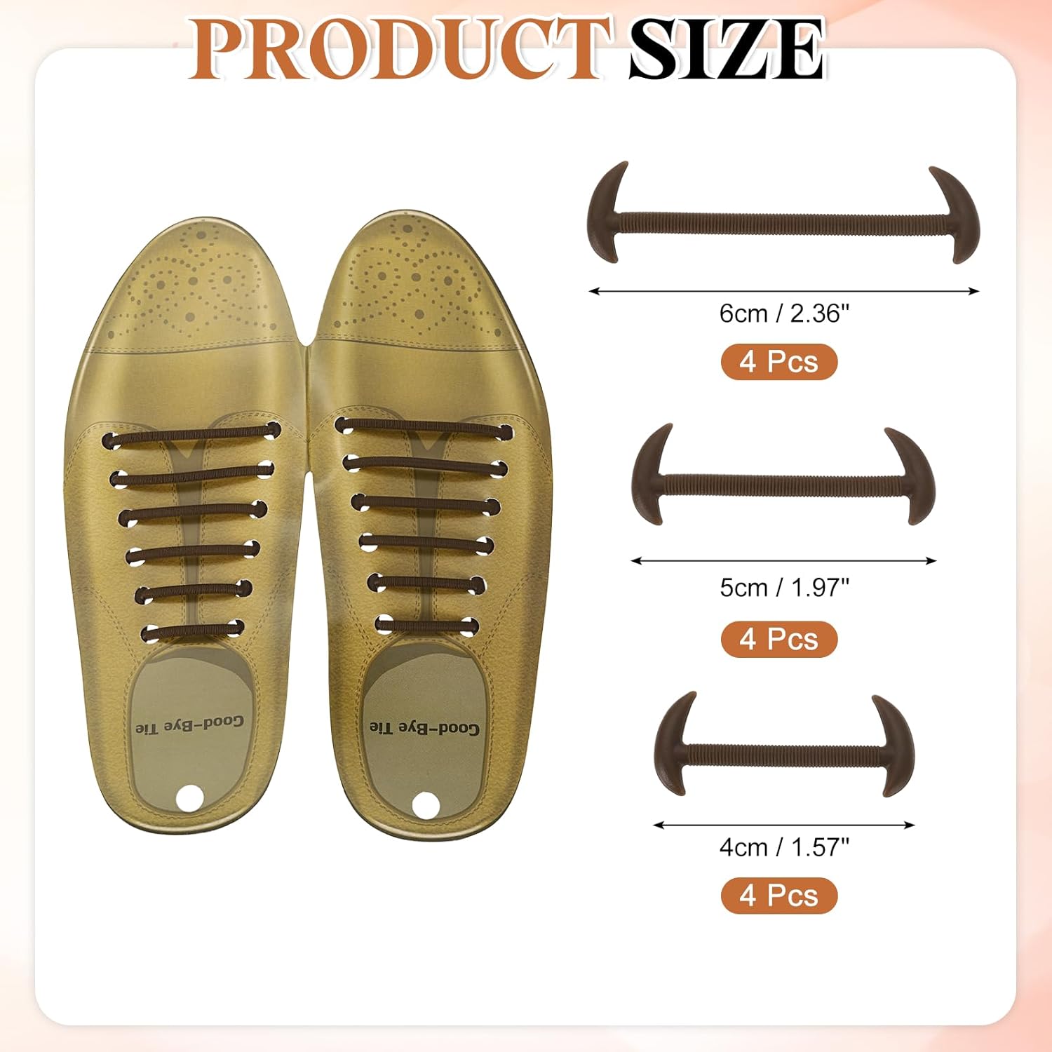 uxcell No Tie Shoelaces, Silicone Slip on Elastic Dress Shoe Laces Shoe Strings for Men Women - Image 2