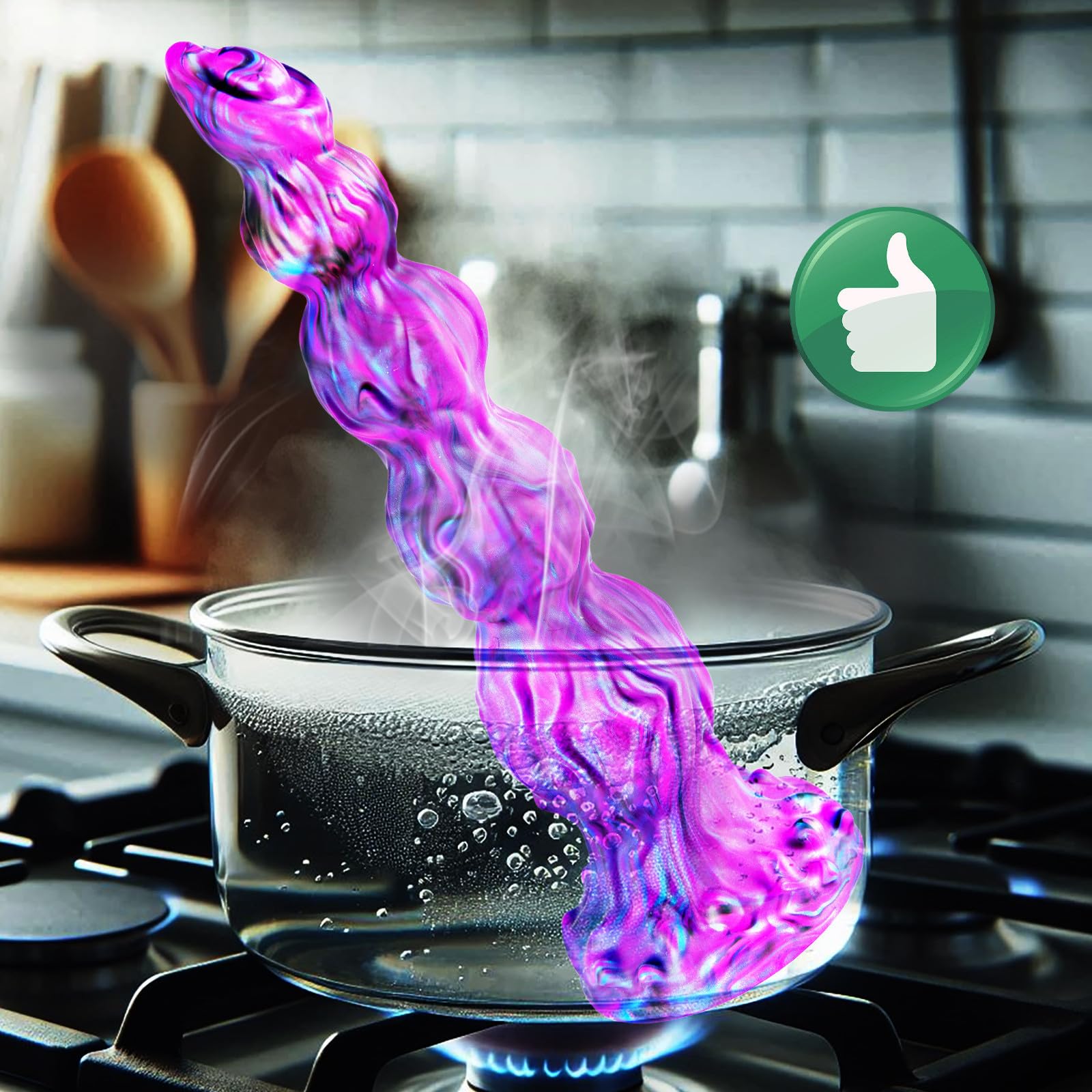 13" Giant Monster Knot Horse Dildo Realistic Fantasy Dragon Anal Stimulation with 4 Dog Knots, 12" Silicone Suction Cup Thick XX Giant Dildo for G-spot Anal, Adult Sex Toy for Gays Men Women Lesbians