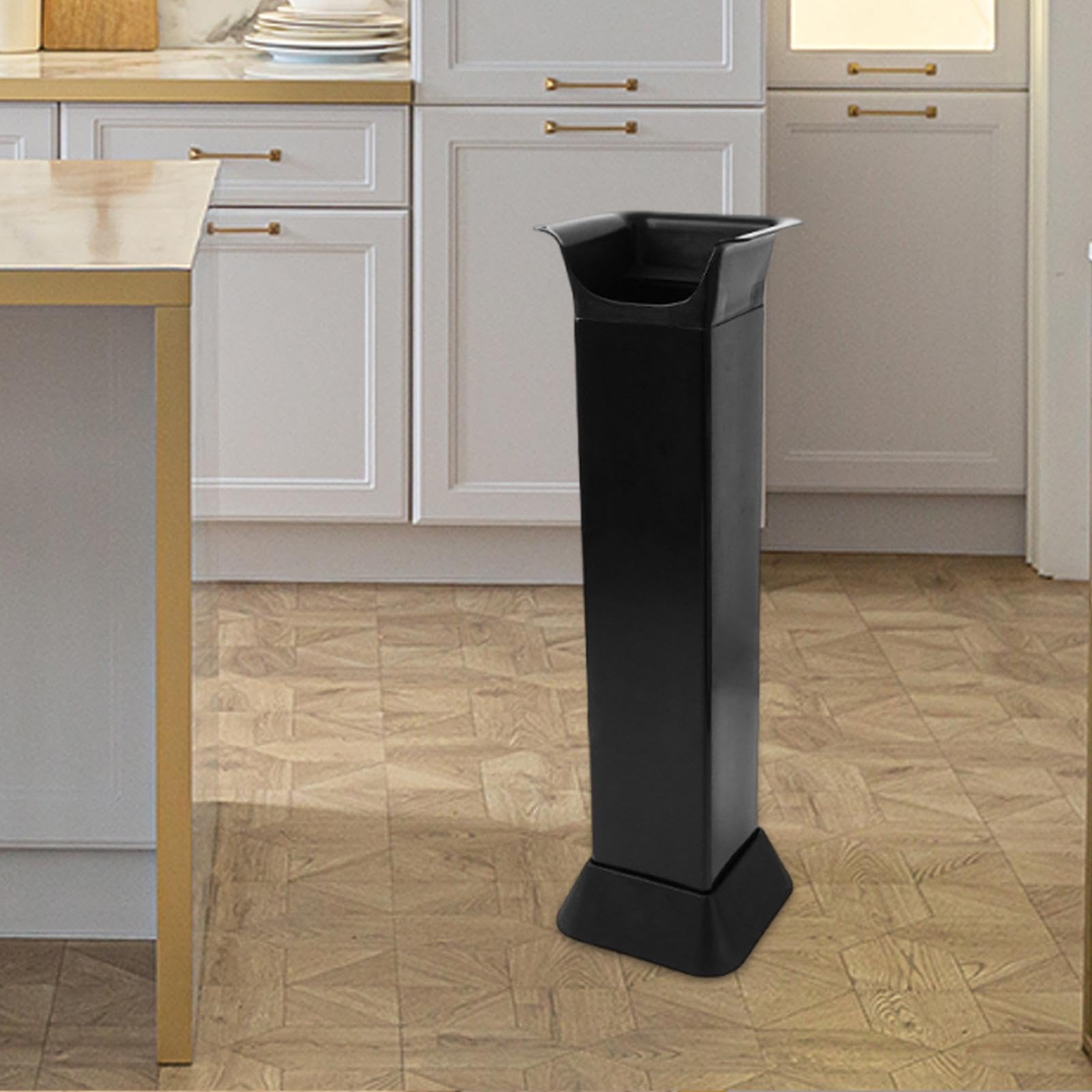 Milageto Recipiente para Café, Cubo para Posos de Café, Caja Recolectora Desmontable, Recipiente de Pie para Cocina, Hogar Y Bar, Negro