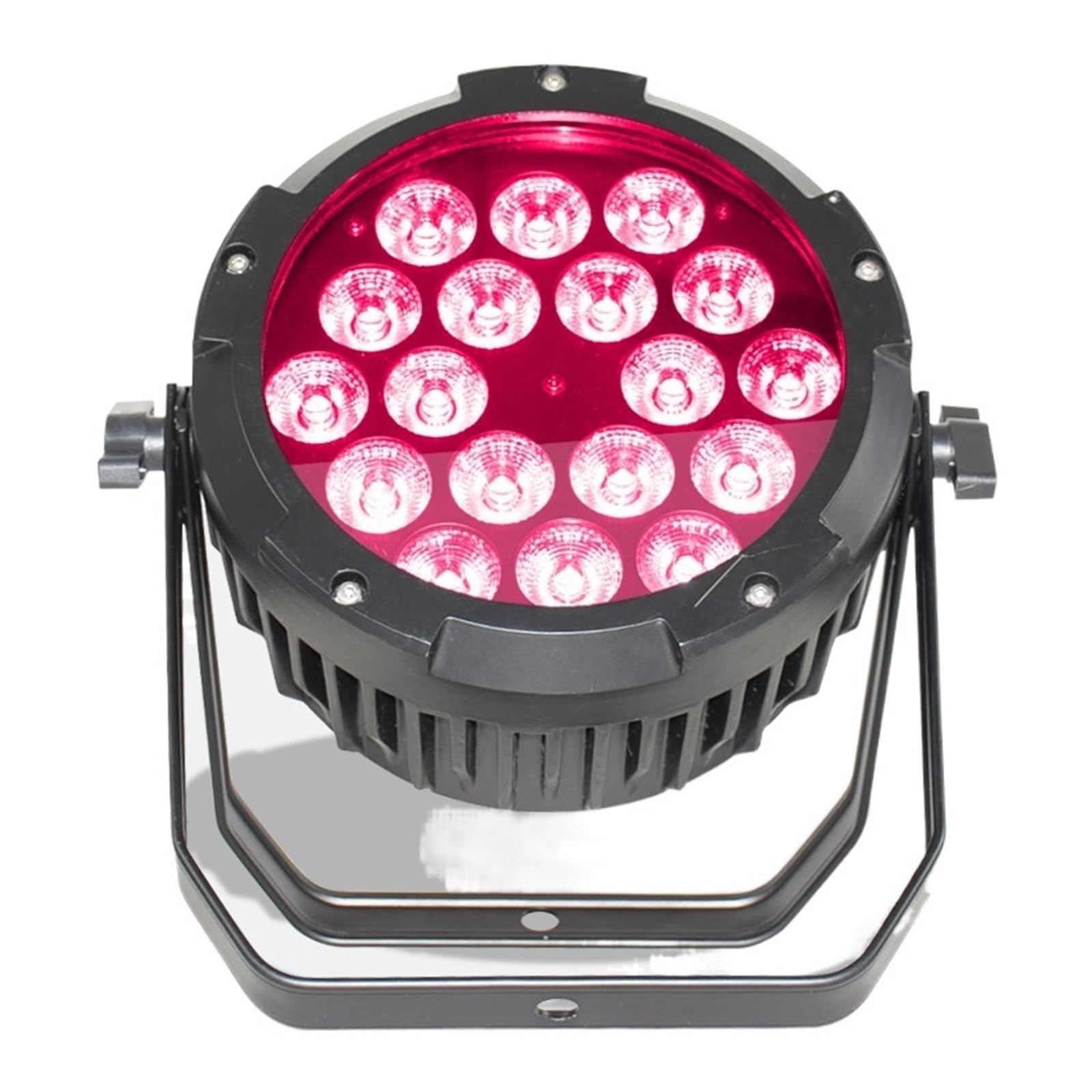 Bühnenbeleuchtung, DJ Lichter LED Flat Par 18x12W 4In1 RGBW Beleuchtung Outdoor Wasserdicht Steuerung Uplighting Sound aktiviert for Hochzeit Party(IP65 5-IN-1)