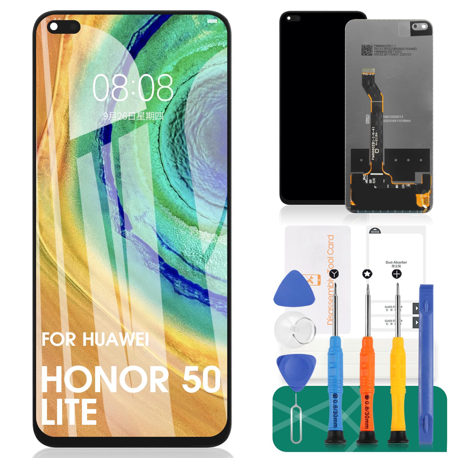 Écran LCD + Vitre Tactile Complet Pour Honor 50 Lite - Neuf, Référence 05093501001