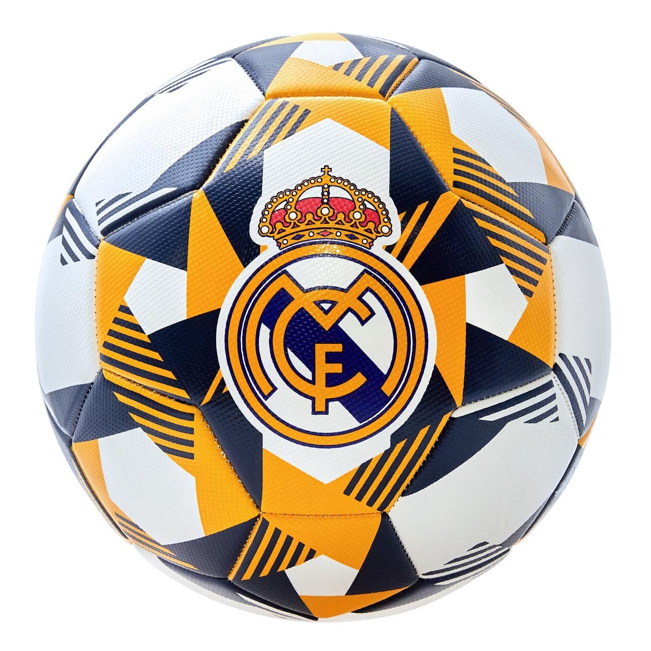 Icon Sports Real Madrid Soccer Ball Officially Licensed Player Ball Size 5 (Shiny Fabric) S Grade 03