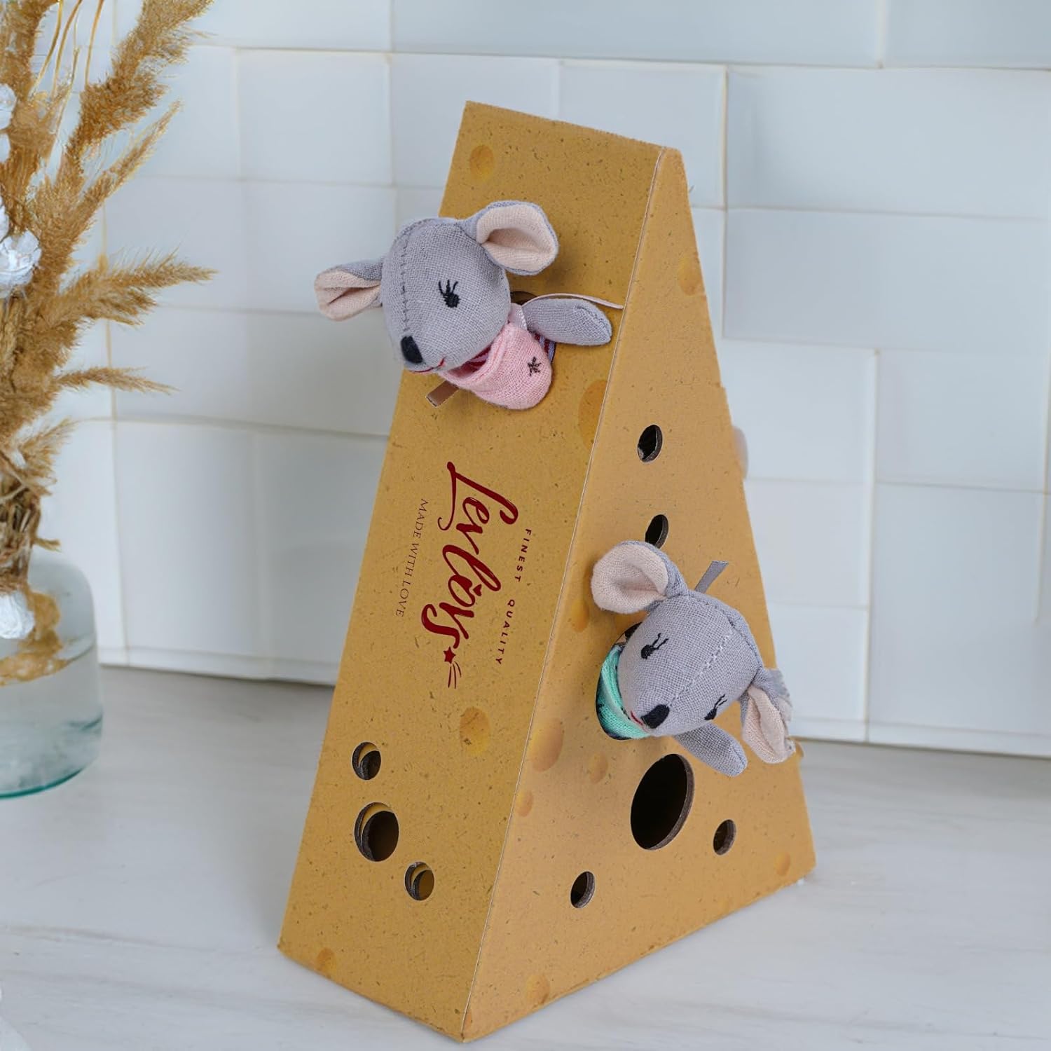 LEVLOVS Birthday Mouse in a Box Baby Mice Doll Gift Exclusive Designer Dolls Toy Baby Registry Gift