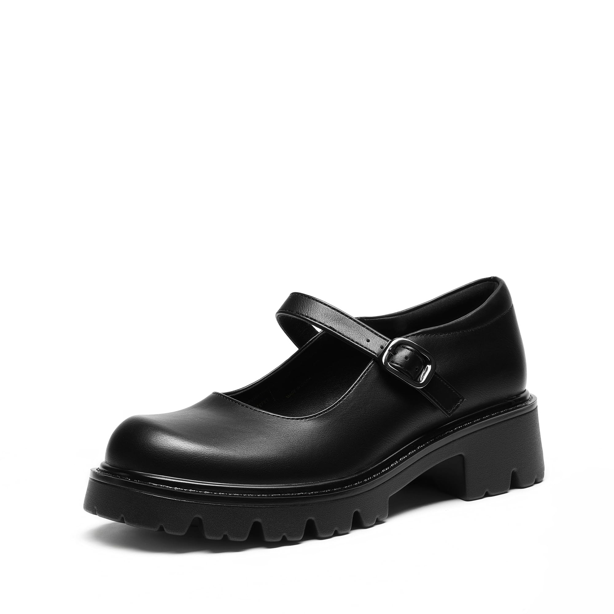 Mary Jane Platform Shoes for Women Closed Toe Chunky Block Heel Cute Dress Shoes-image-19