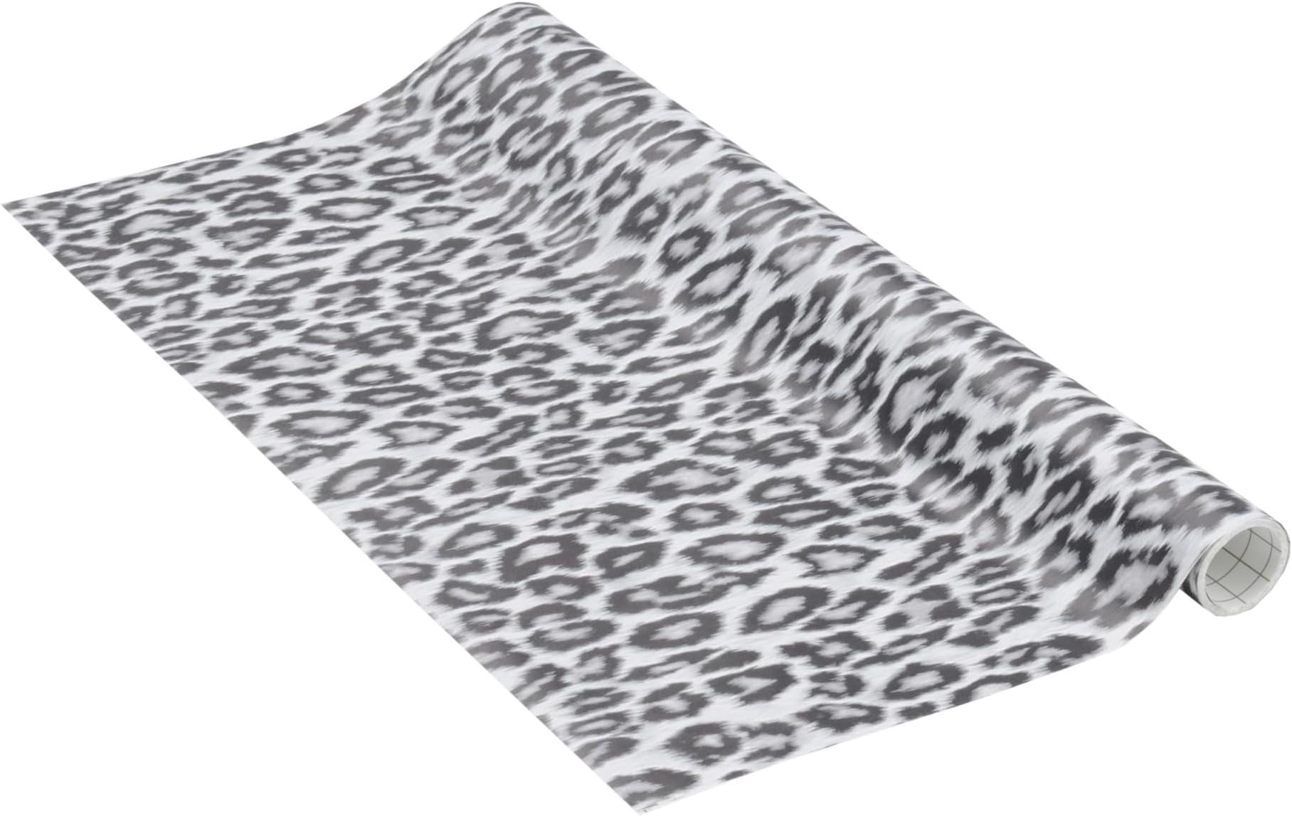 Venilia Bengal Grey Motif Decorative Film Leopard Animal Print Furniture Film Self-Adhesive PVC Phthalate Grey 45 cm x 1.5 m Thickness 0.095 mm