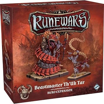Runewars Beastmaster Thuk Tar Expansion Pack - Miniatures Game Unit Expansion for Daqan Lords Forces, Strategy Game, Ages 14+, 2 Players, 1-2 Hour Playtime, Made