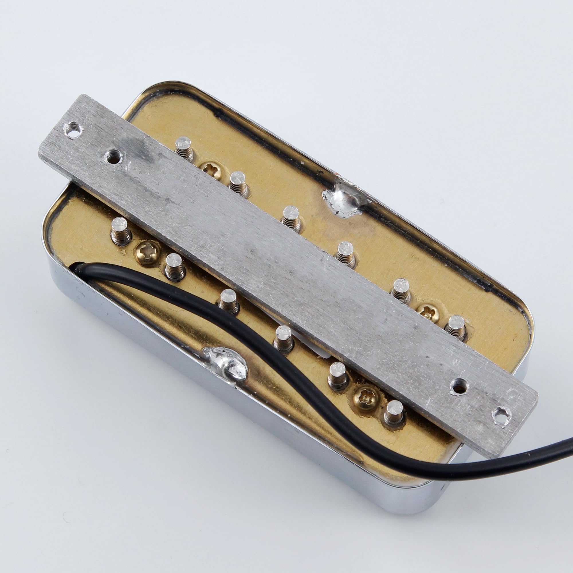 FLEOR Alnico 2 E-Gitarre Humbucker Tonabnehmer-Set Chrom für FT-Style