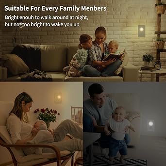 4pcs Smart Plug Mini Bundle with 8pcs 3CCT Night Light