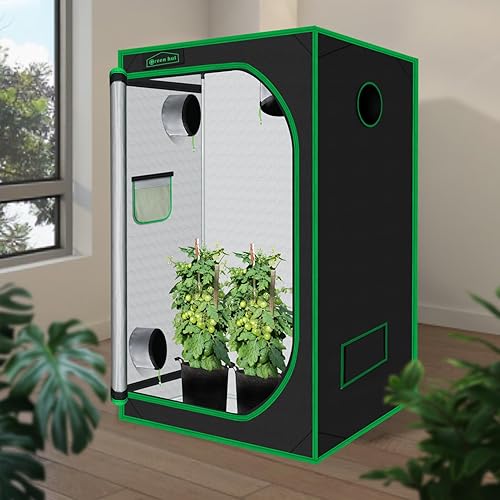 Miniatura 2 de Tienda de cultivo de 3 x 3, tienda de cultivo de 36 x 36 x 72 pulgadas con ventana de observación y bandeja de suelo para plantas hidropónicas de