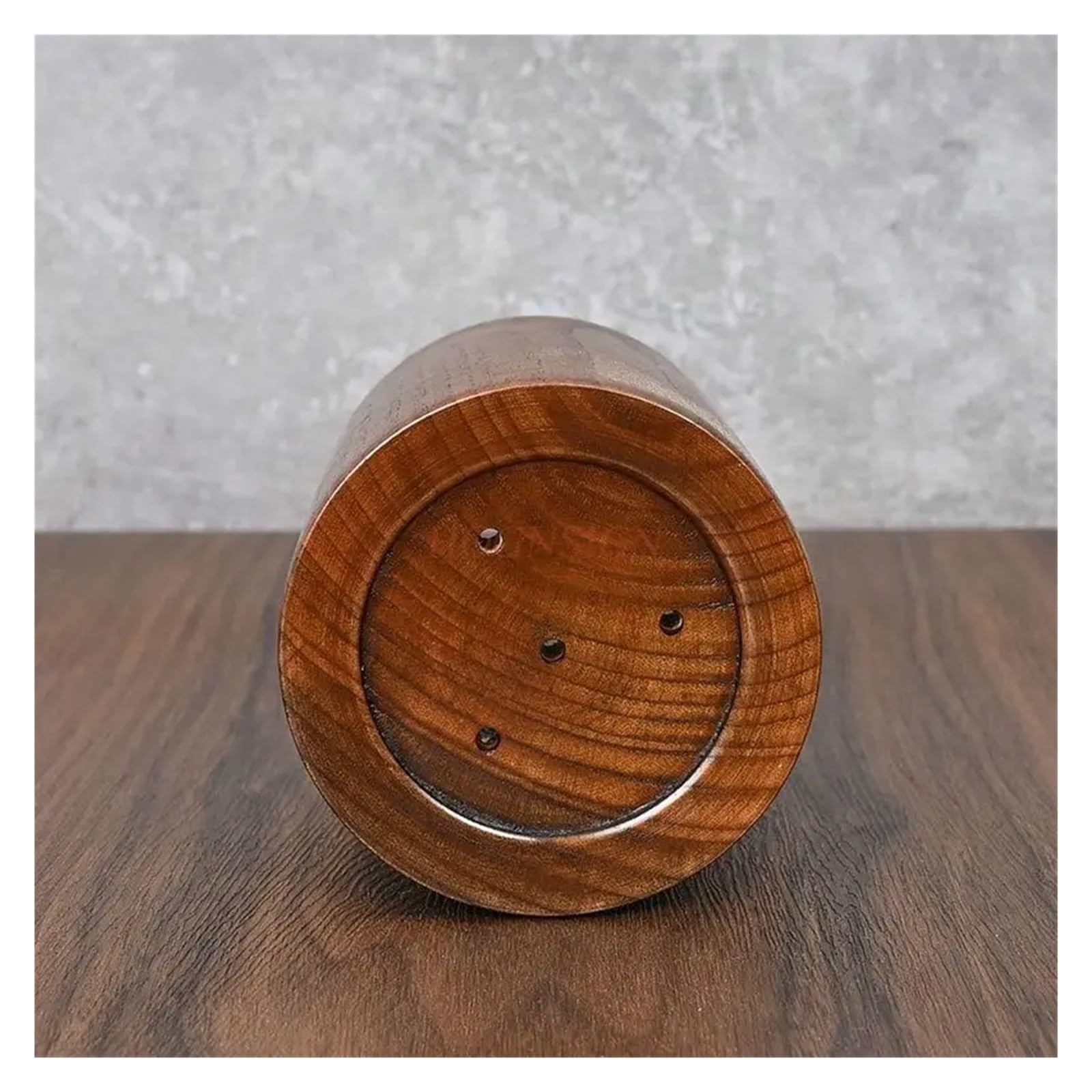 Stiftehalter 1pcs Solid Wood Pen Holder, Chinese Style Retro Wooden, Desktop Decoration Storage Box Für Schreibtische
