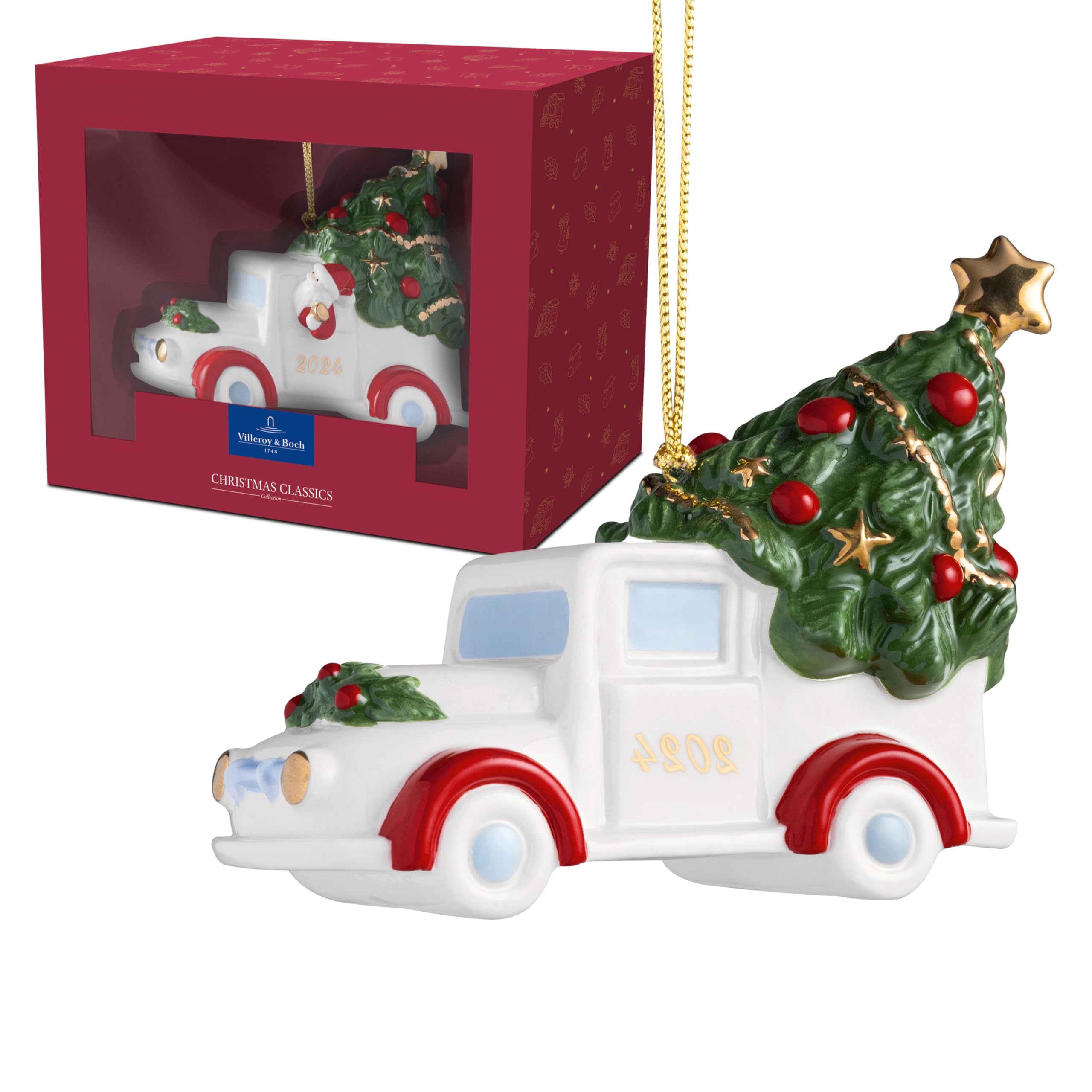 Villeroy & Boch Christmas Classics Ornament : Pick-Up Truck