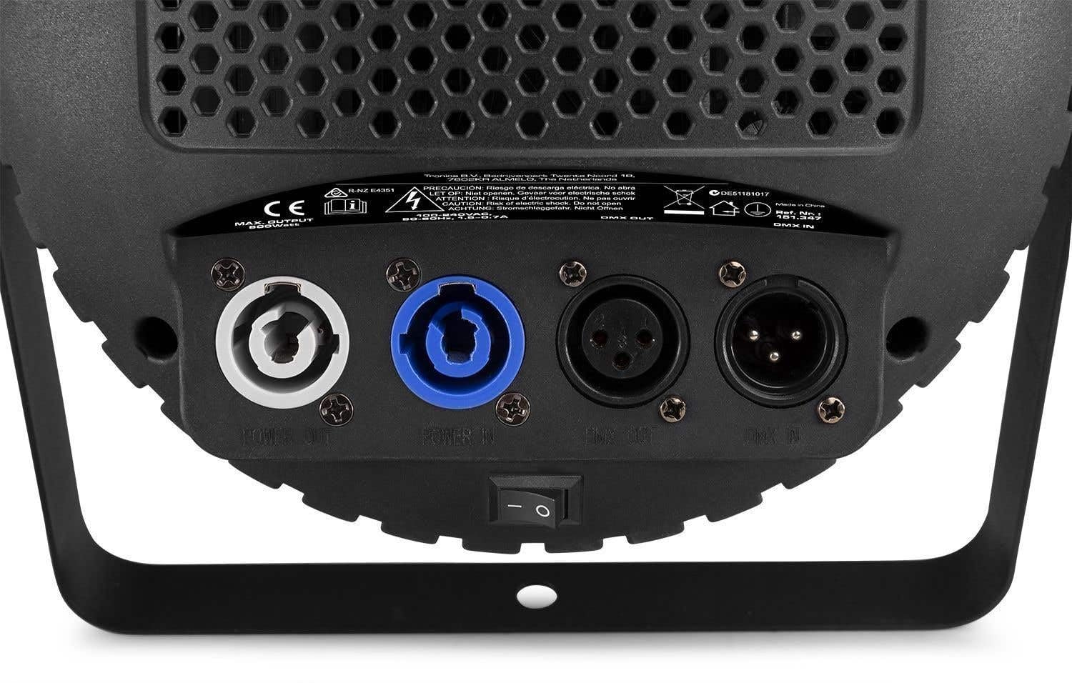 RGBW-LED-PAR - BeamZ BT410 PAR-Leuchte mit 19x 10-Watt-RGBW-LEDs - 2 Segmente - inklusive Fernbedienung - Schwarz
