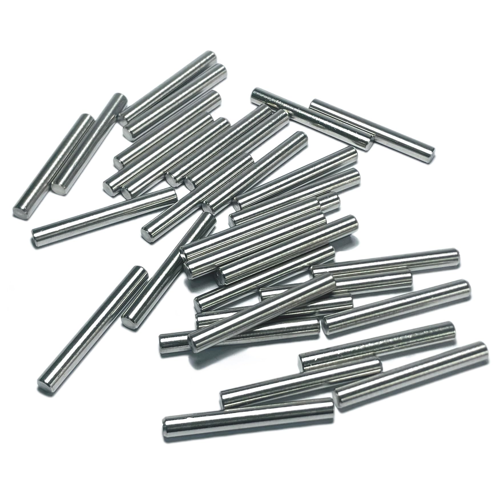 35 perni di tassello in metallo da 5 mm x 40 mm, M5 5 mm, per mensole, mensole di supporto, asta in metallo da 5 mm x 40 mm. Pioli in acciaio inox 304 per letto a castello