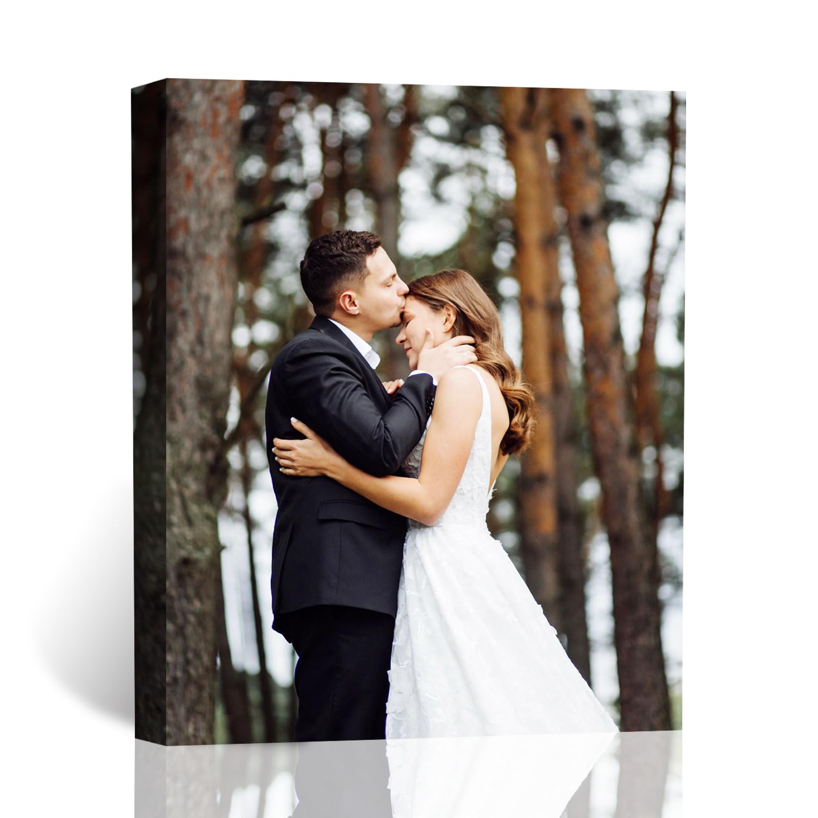 Arunlander Canvas Prints with Your Photos - Custom Canvas for Home Decor,Portrait & Wall Art for Living Room - Floating Frames Available (8" W x 12" H)
