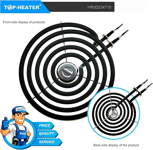 Miniatura 2 de Quemador de estufa eléctrica de 6 pulgadas para estufa GE Hotpoint RCA de 6 pulgadas, quemador eléctrico Match WB30M2, elemento de quemador