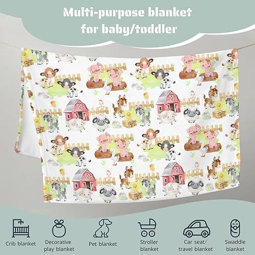 Miniatura 5 de HawSkgFub Manta bohemia de girasol de vaca de las tierras altas, regalo para niñas, diseño floral de yak de granja, manta de forro polar, manta de