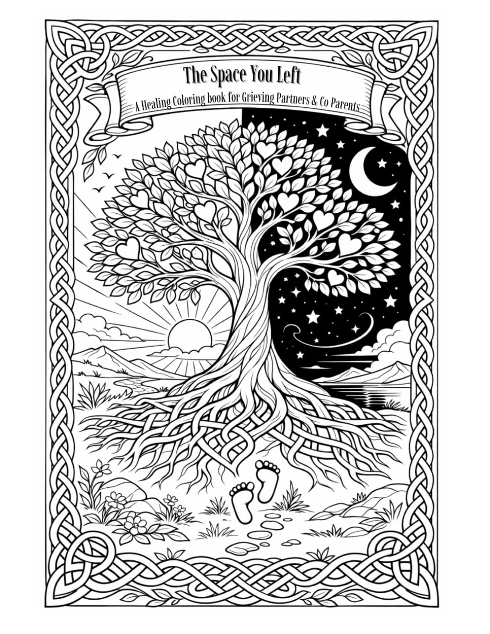 The Space You Left: A Healing Coloring Book for Grieving Co-Parents and Partners