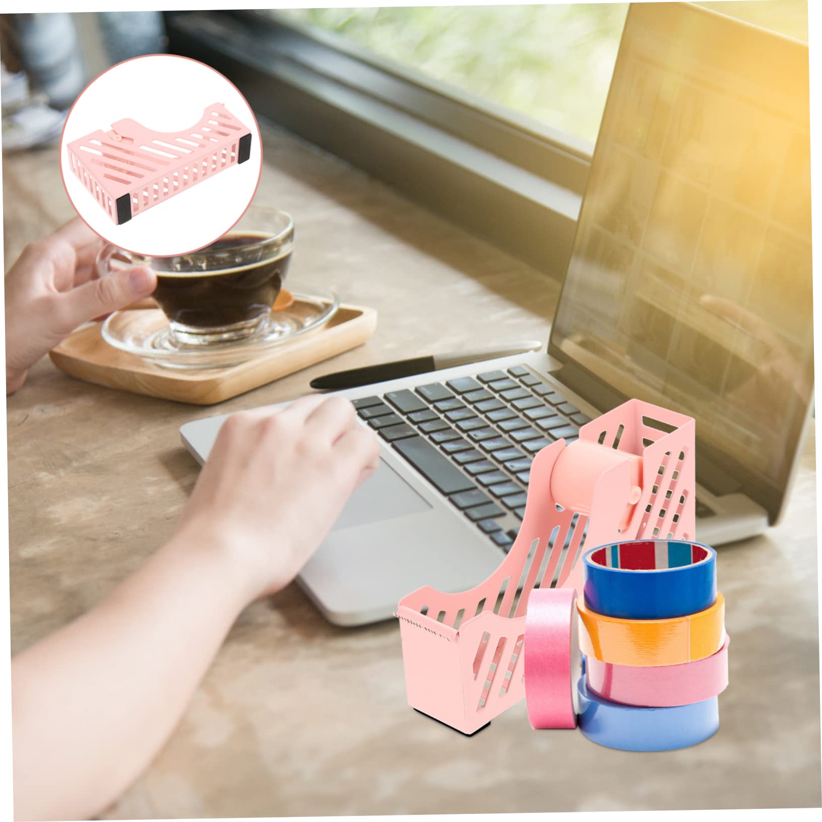 ABOOFAN 3stücke Kleiner Tisch-klebebandspender Für Schreibtisch Praktischer Tape Cutter Und Für Bürobedarf Für Schüler Und Bastelprojekte