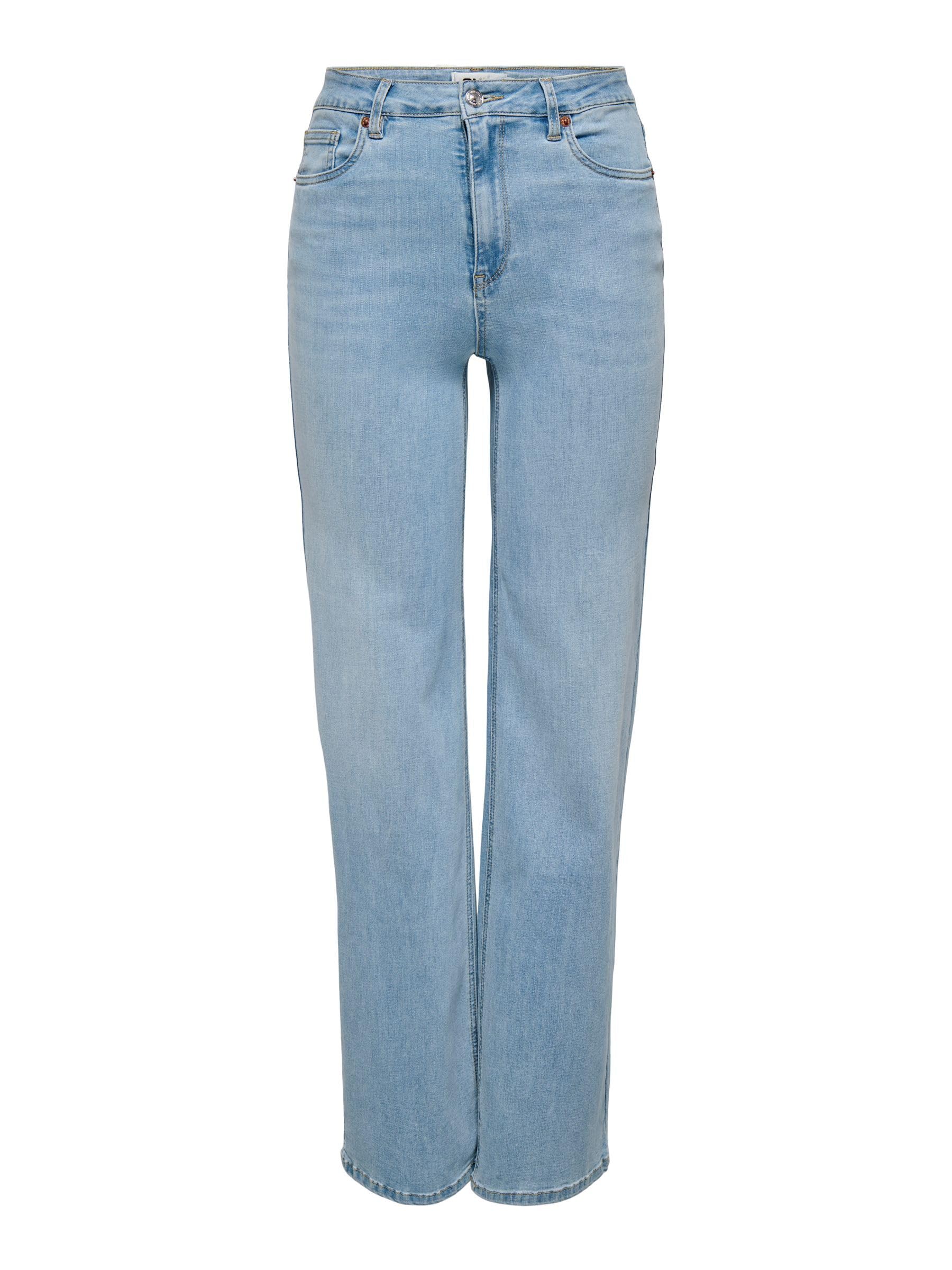 ONLY Female Jeans mit weitem Bein ONLJUICY-WAUW Hohe Taille Weiter Beinschnitt Jeans