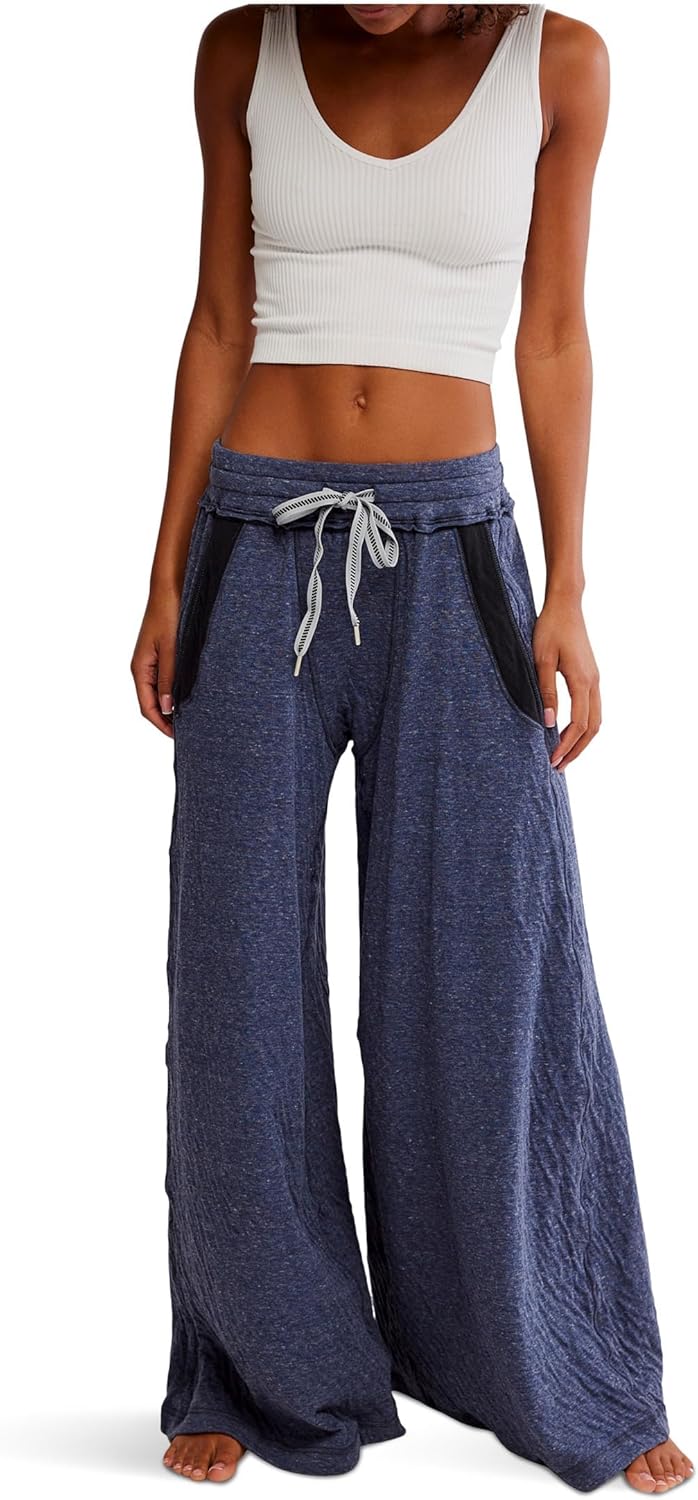 Free People Women's Wait a Minute Wide-Leg Lounge Pants