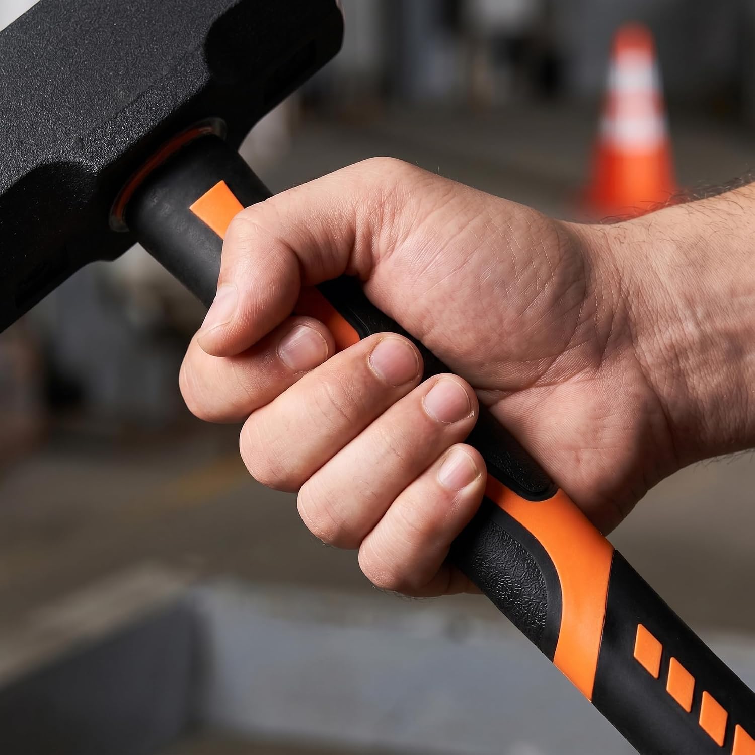 3 PCS Sledge Hammer Set, 2lb 3lb 4lb Drilling Hammer with Forged Steel Head and Shock Absorbing Non Slip Grip for Demolition Striking Work
