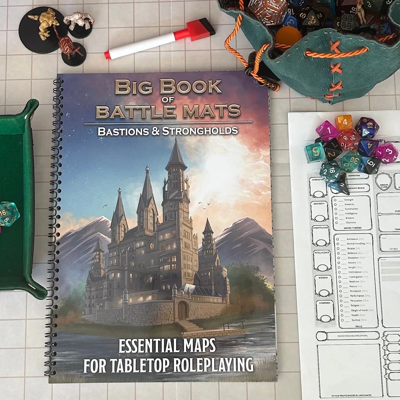 Amazon.com: Big Book of Battle Mats - Bastions & Strongholds 12x9