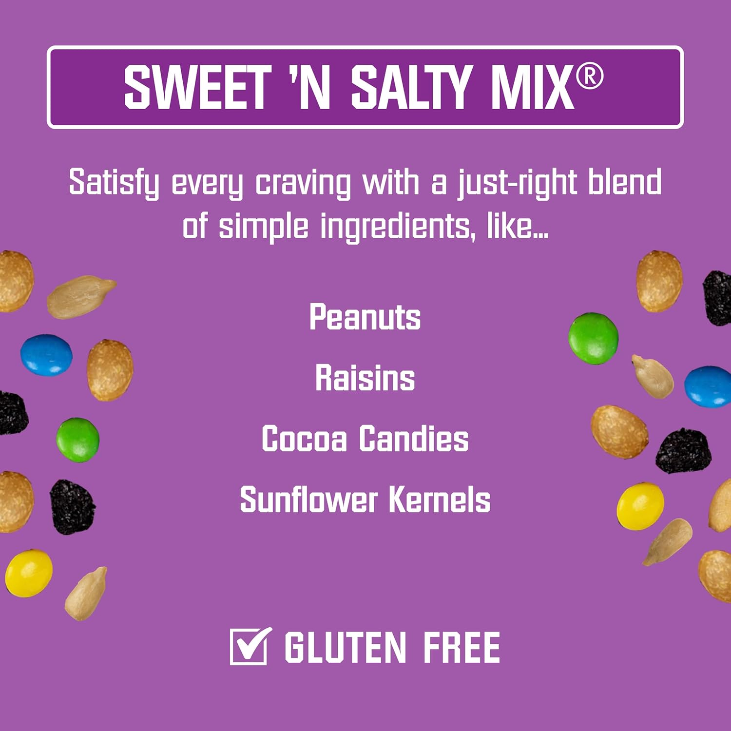 Kar’s Nuts Sweet ‘N Salty Trail Mix, 16 oz Resealable Pouch (Pack of 6), Gluten-Free Trail Mix Snack