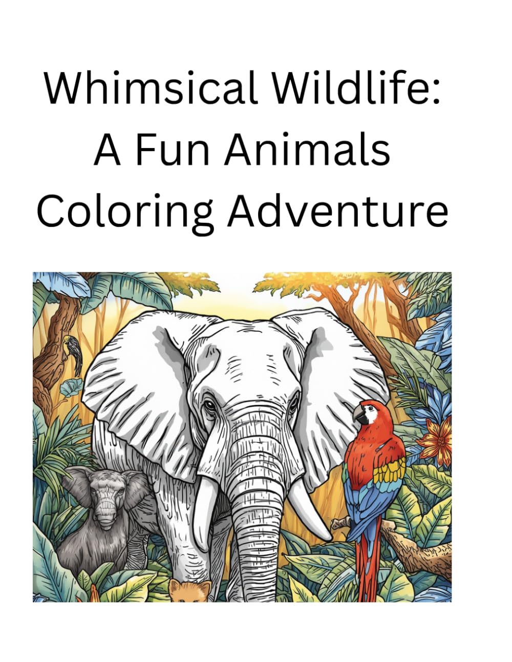 Whimsical Wildlife: A Fun Animals Coloring Adventure