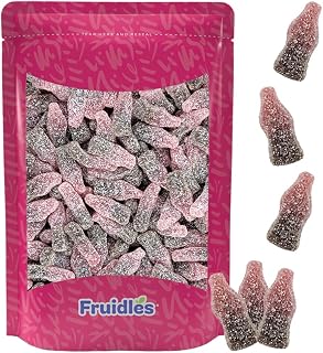 Fruidles Sour Chewy Cola Bottles Great for Birthdays, Parties, Events, and So Much More Sold by the Pound (Half-Pound, Sour Cherry Cola Bottles)