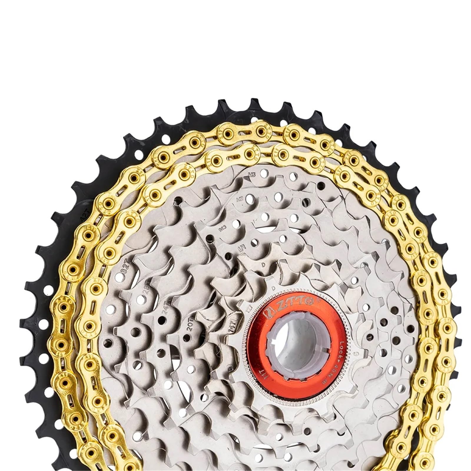 Rennradkette Gold 6/7/8/9/10/11/12-fach Universalstrom mit fehlendem Glied(11s Gold SLR)