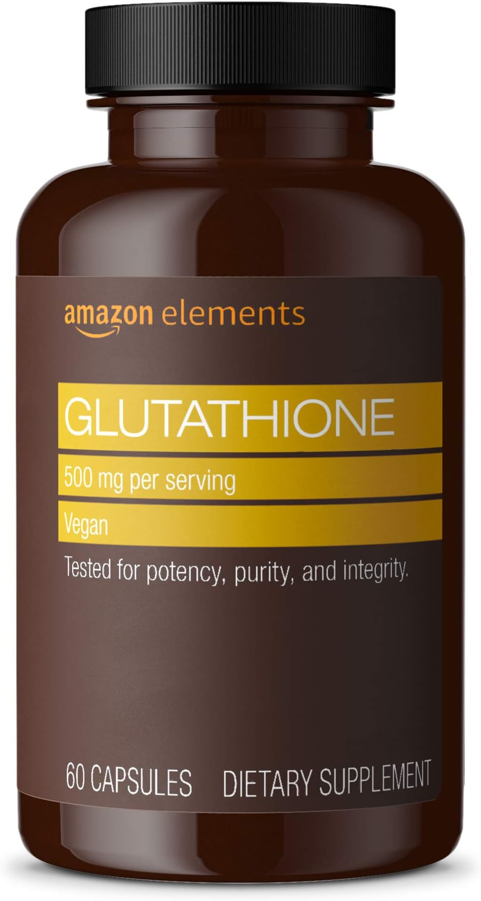 Glutathione, Vegan, 500mg per Serving, 60 Capsules