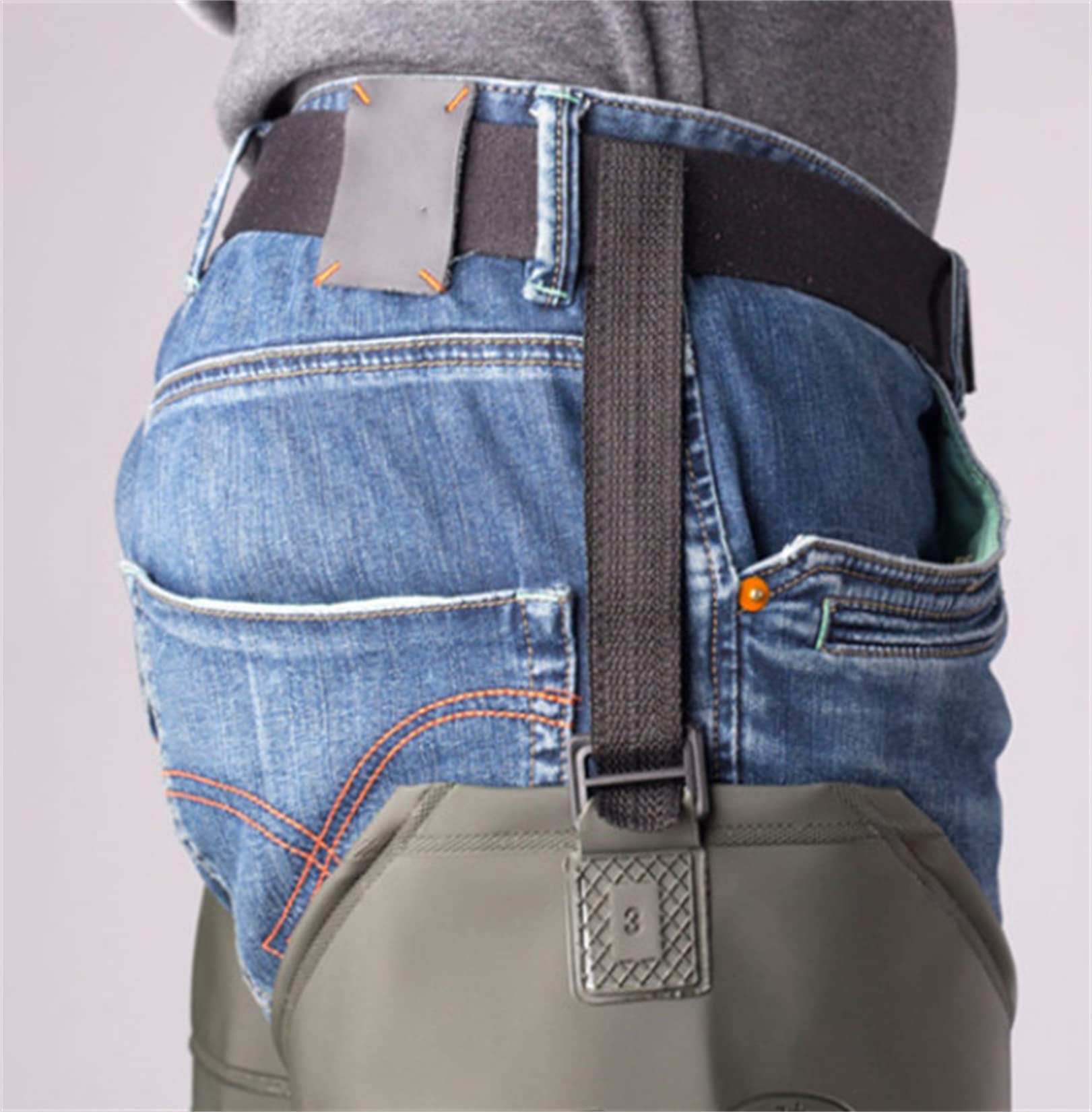 wasserdichte Watstiefel für Herren Über Dem Knie PVC Weiche Sohle Atmungsaktiv Outdoor Regenstiefel Hosen Verschleißfest Anglerwathosen rutschfest Groß Jagdstiefel 38-48