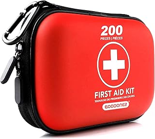 200 Components First Aid All-Purpose Emergency First Aid Kit For Home, Work, and Travel