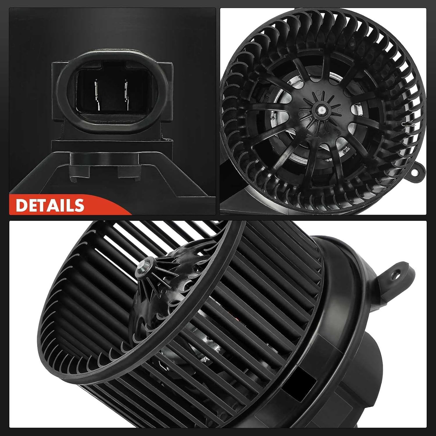 A-Premium Front HVAC Heater Blower Motor Compatible with Dodge Sprinter 2500/3500 2003-2006 & Freightliner Sprinter 2500/Sprinter 3500 2002-2006, with Fan Cage