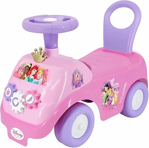 Miniatura 3 de Disney: Light N' Sounds Princess This is My Story - Paseo de pie a piso, automóvil para niños, empujar y jalar, edades de 12 a 36 meses, tamaño
