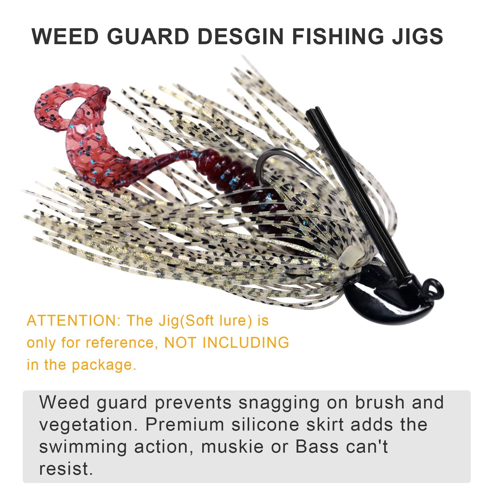 THKFISH Señuelos de Pesca Plantillas de Pesca Anzuelos de Pesca Kit de Plantillas de Pesca de lubina 5g 7g 10g 12g 14g 15g 16g 5piezas,Pesca Jigs-Sonajeros 10 Pares