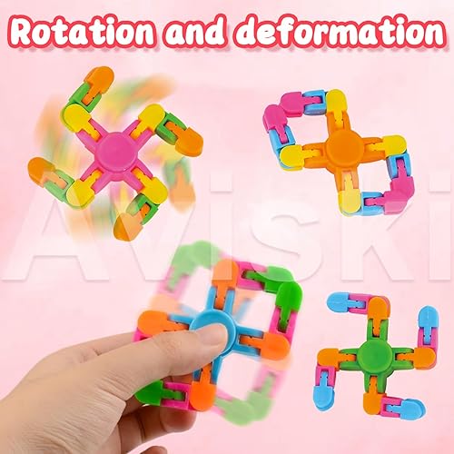 Miniatura 3 de 32 tarjetas de intercambio para el día de San Valentín para niños – Wacky Tracks Fidget Spinner con tarjetas de felicitación del día de San Valentín