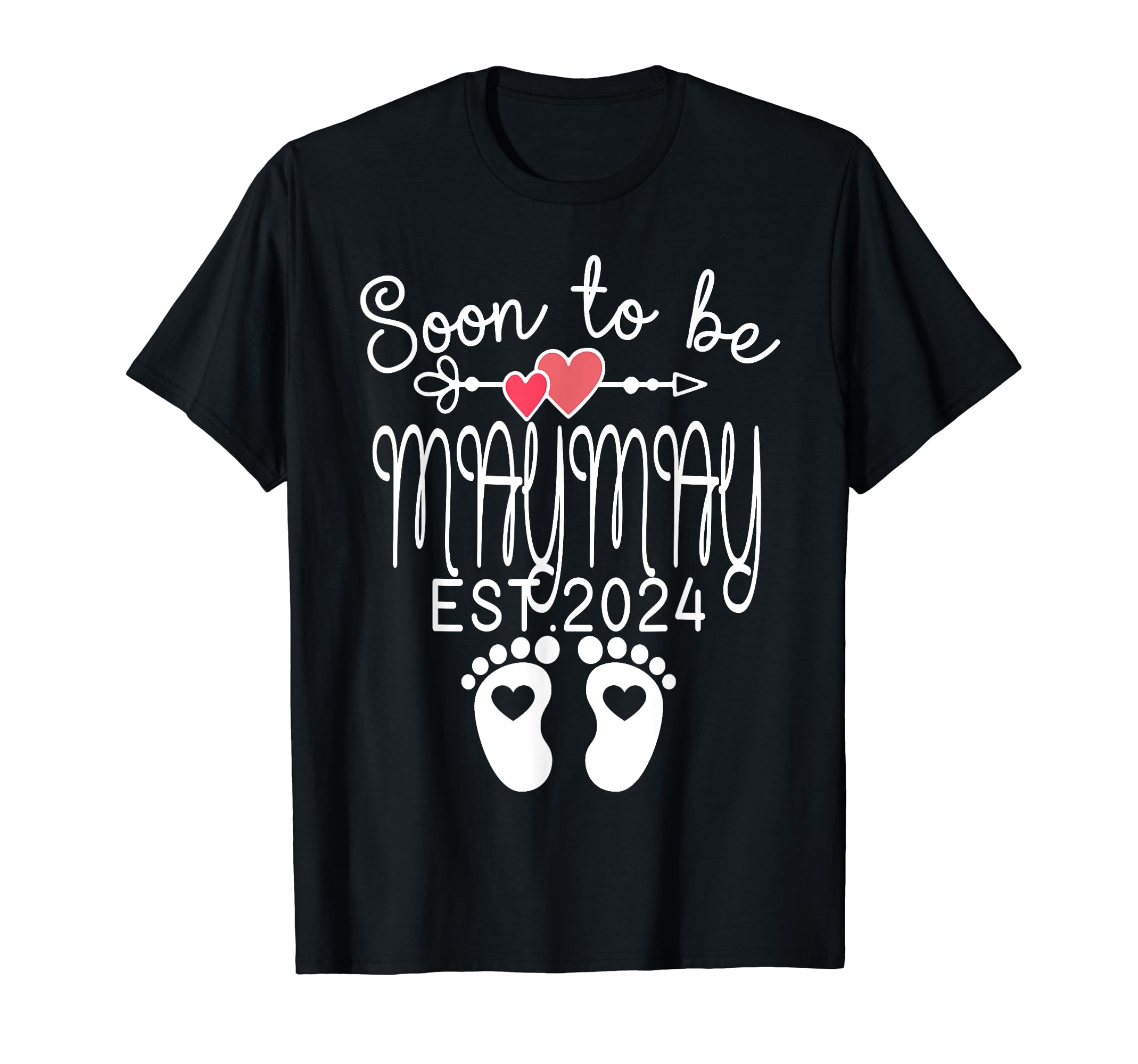 Soon To Be MAYMAY Est.2024 New Baby MatchingFamily T-Shirt