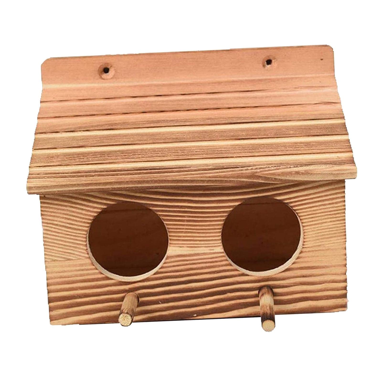 Wooden Door Handle Bird House Nest Hanging Outdoor Garden Decor |Home & Garden | Yard, Garden & Outdoor Living | Bird & Wildlife Accessories | Birdhouses-image-0