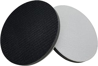 6 Inch Hook and Loop Soft Sponge Interface Pad Soft Foams Buffering Pad Sponge Cushion Buffer Pad for 6 Inch Sanding Pad, 2pack