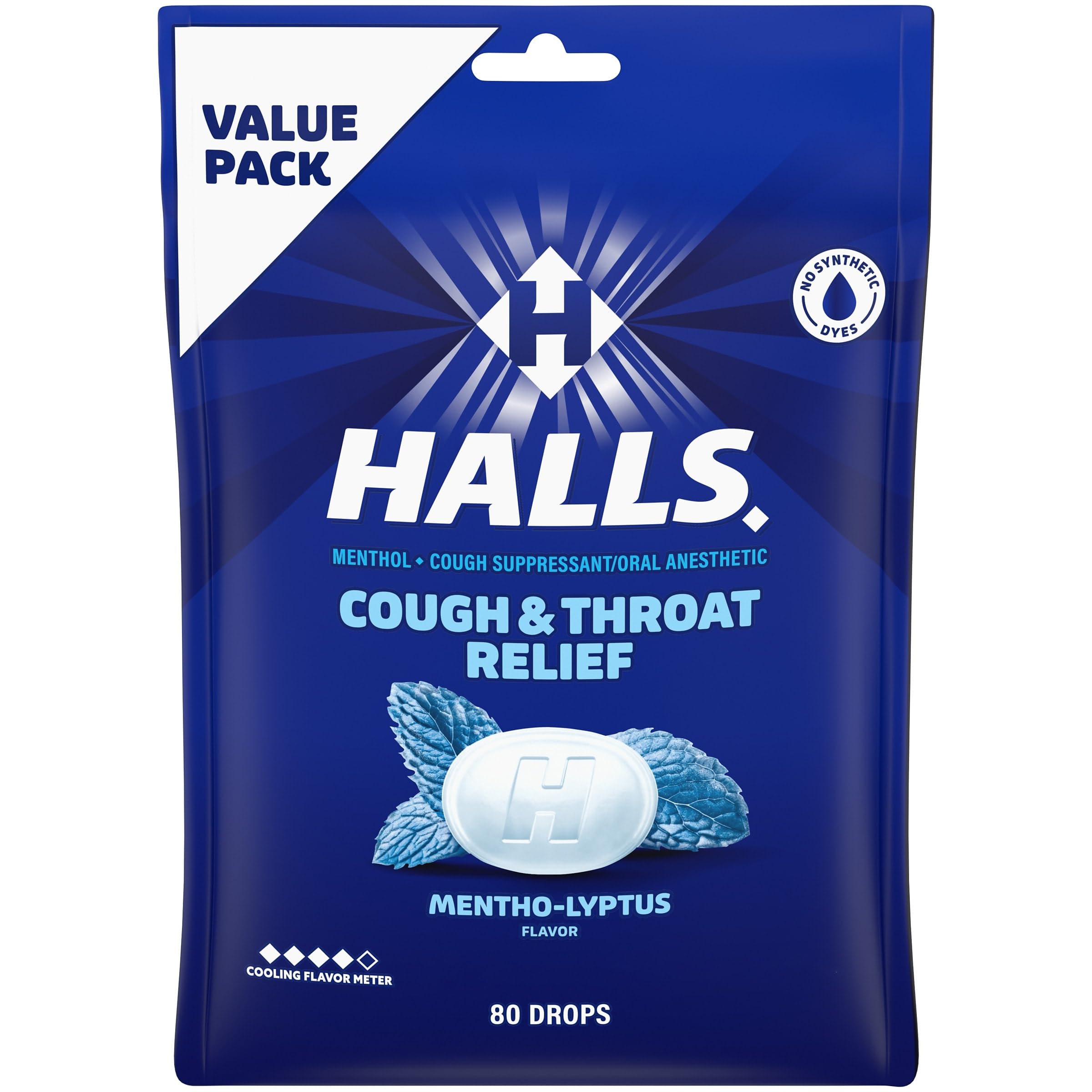 HALLS Relief Honey Lemon Cough Drops, Economy Pack, 80 Drops — Amazon image 17