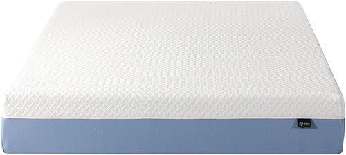Miniatura 10 de Zinus Colchón de espuma viscoelástica esencial de enfriamiento King de 10 pulgadas NewVersion, sin fibra de vidrio, sensación media, capas de