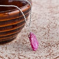 Vista 74 de Natural Raw Herkimer Diamond Quartz Pendant Necklace, Rough Gemstones, Chakra Healing Crystals, Silver Plated, April Birthstone, Handmade, Women