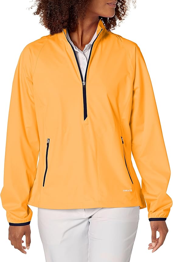 Cutter & Buck Women's WaterWind Resistant UPF 50+ Long Sleeve 3/4 Zip