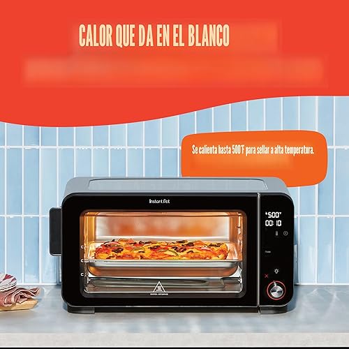 Miniatura 8 de Instant Pot No requiere precalentamiento* Horno tostador con freidora de aire de 6 rebanadas con tecnología InstantHeat, 10 en 1, freír al aire,